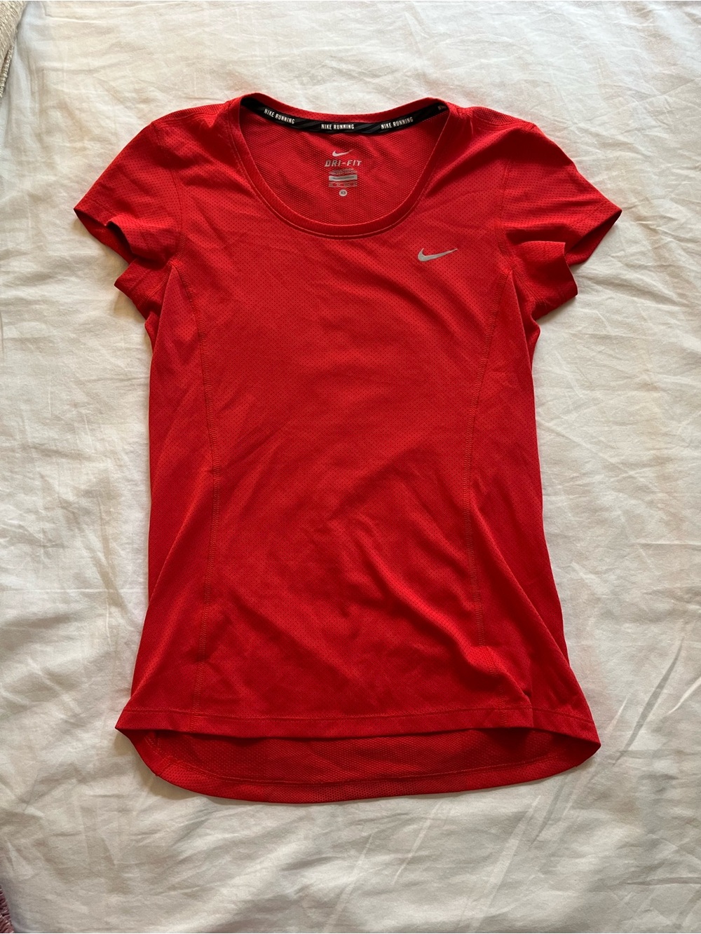 Nike Red Women's Short-Sleeve Dri-FIT Tee